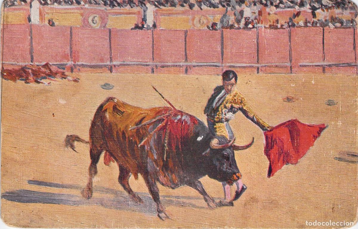 Postales: Tarjeta Postal Tauromaquia Un Pase Natural por Mariano Bertuchi