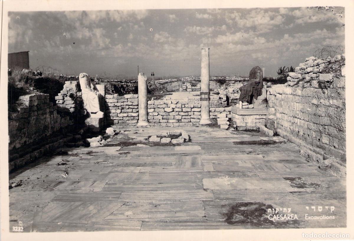 Postales: Postal de las Excavaciones Arqueol&oacute;gicas de Caesarea, Israel