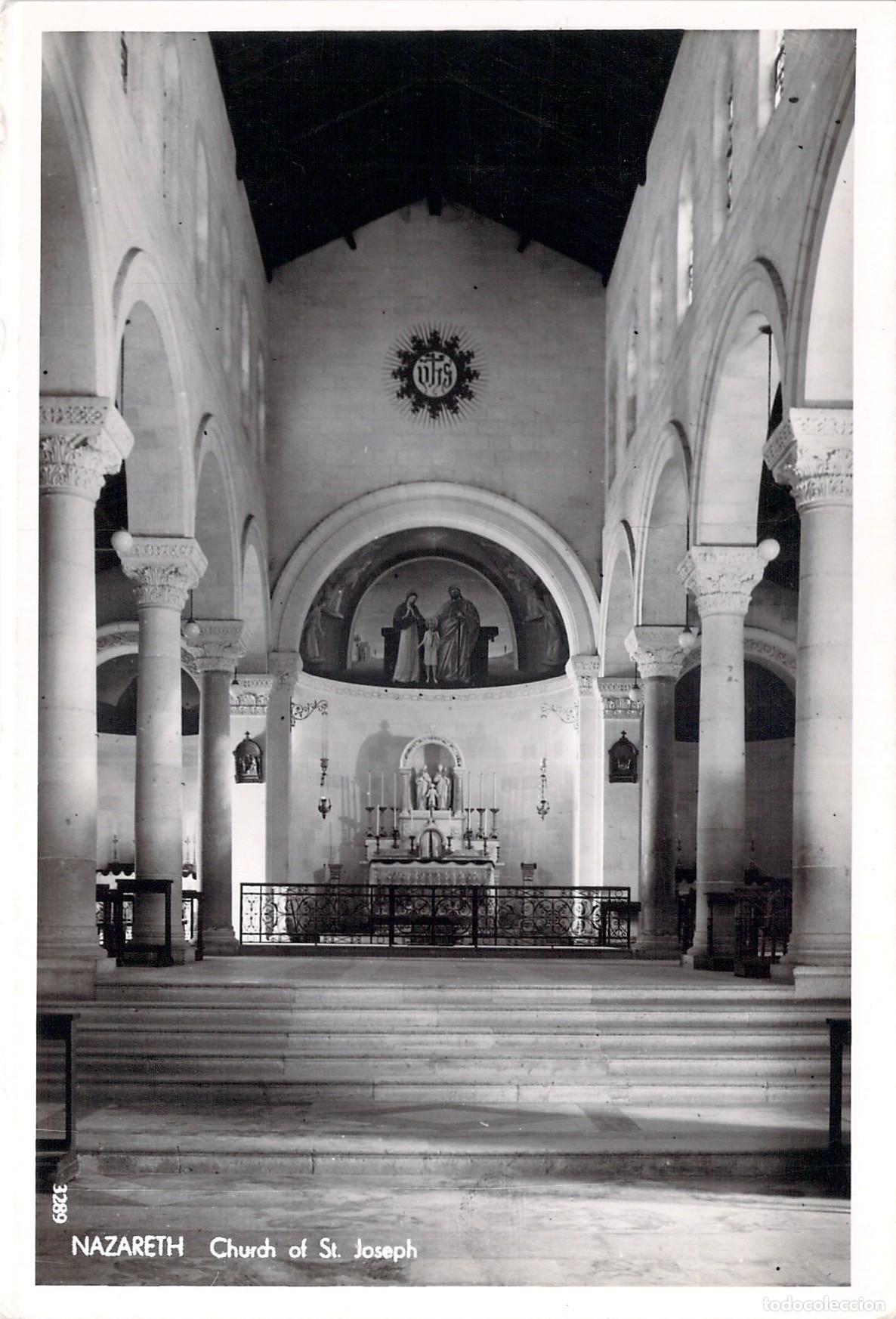Postales: Postal Iglesia de San Jos&eacute; en Nazaret, Israel