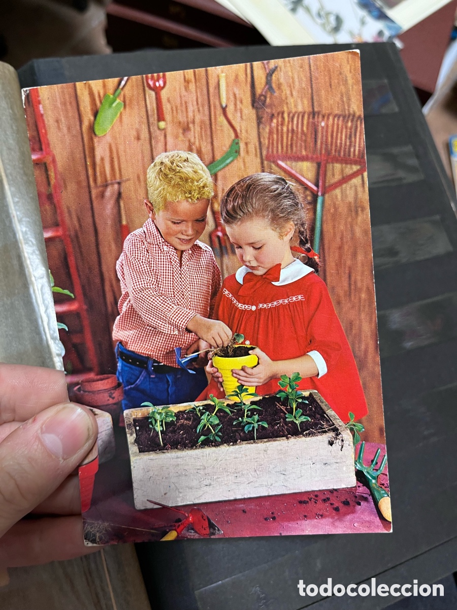 Postales: Antigua postal usada a&ntilde;os 60 ni&ntilde;os