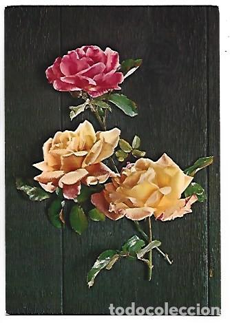 Postales: &rdquo; TRIO DE ROSAS &rdquo; - OFERTA DE PRIMAVERA, (OFERTA 3X2)