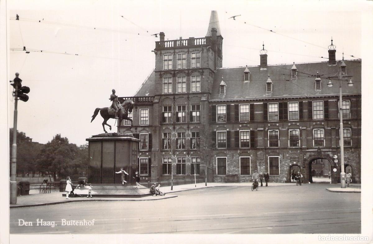 Postales: Postal de La Haya Pa&iacute;ses Bajos Plaza Buitenhof y Estatua