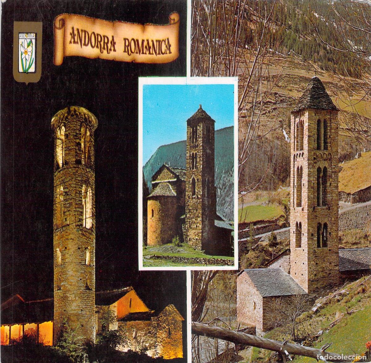Postales: Postal Andorra Rom&aacute;nica Varios Aspectos Escudo de Oro