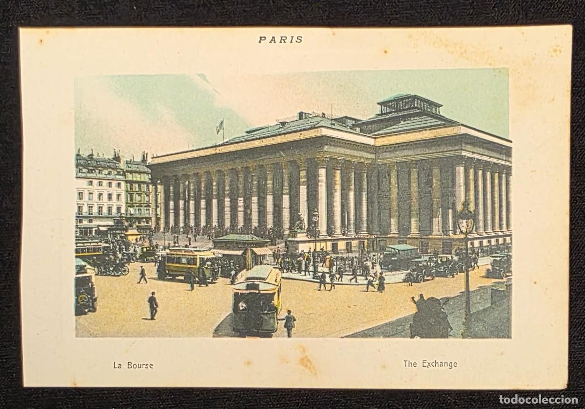 Postales: P.1043 Postal Antigua Par&iacute;s La Bourse The Exchange &ndash; Paris Vintage Postcard Francesa Coleccionismo