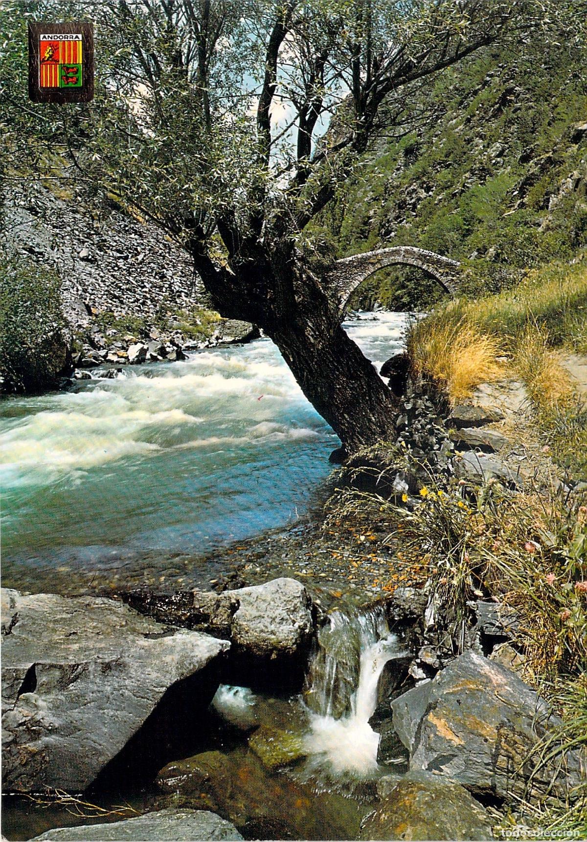Postales: Postal Puente Rom&aacute;nico de San Antonio La Massana Andorra