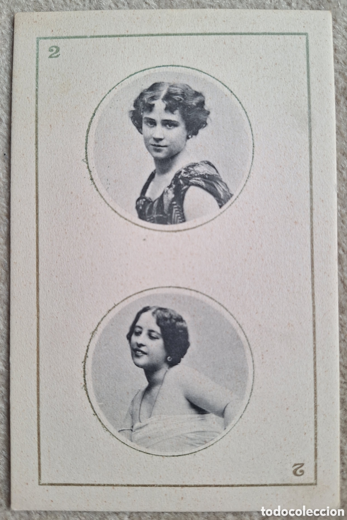 Postales: Tarjeta postal Baraja Canovas Naipe - Reverso sin dividir - Hauser y Menet - Madrid - sin circular
