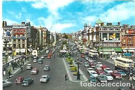 Postales: Irlanda & Marcofilia, Dublin, Puente y calle O'Connell, Basilea, Suiza, 1987 (9979)