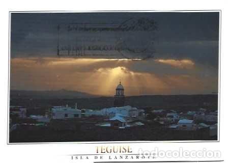 Postcards: Espa&ntilde;a y Marcofilia, Isla de Lanzarote, Teguise, Puerto del Carmen a Zurich Suisse 1990 (325)