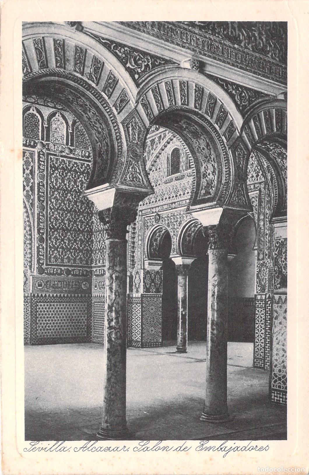 Postkarten: Postal de Sevilla, Sal&oacute;n de Embajadores en el Real Alc&aacute;zar