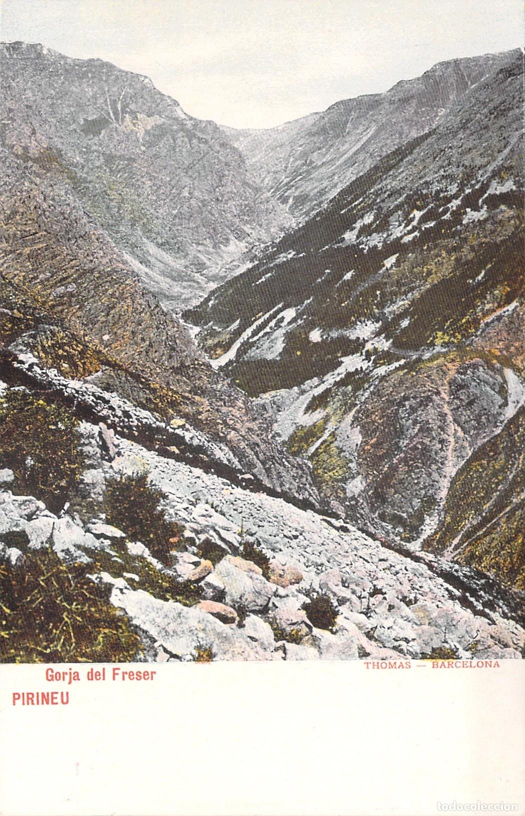 Postales: Postal Antigua Gorja del Freser Pirineos Catalu&ntilde;a Thomas Barcelona
