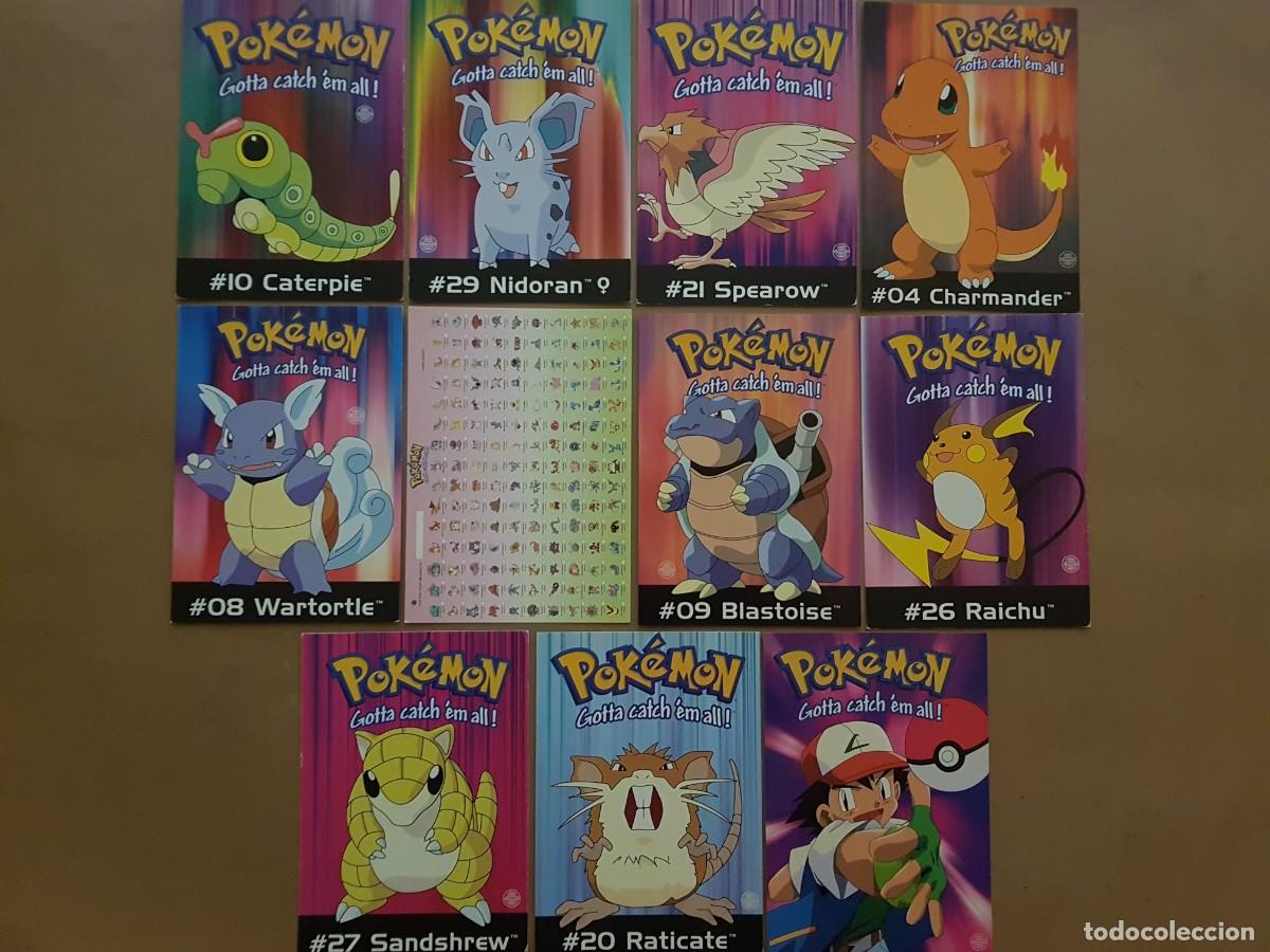 Cartoline: LOTE: 11 POSTALES POK&Eacute;MON - N&ordm; 2 - MEDIDAS: 15CMX10,5CM CADA UNO