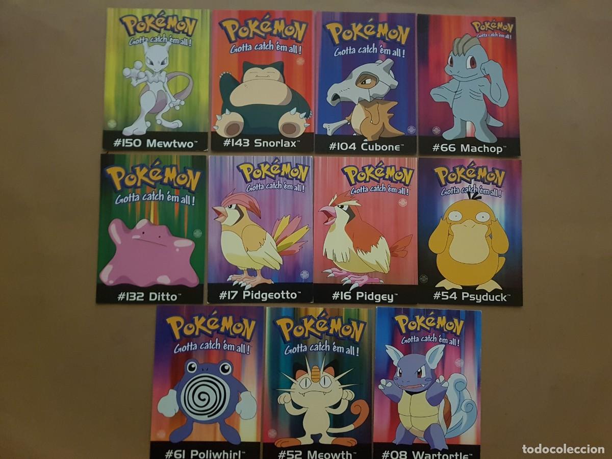 Cartoline: LOTE: 11 POSTALES POK&Eacute;MON - N&ordm; 3 - MEDIDAS: 15CMX10,5CM CADA UNO