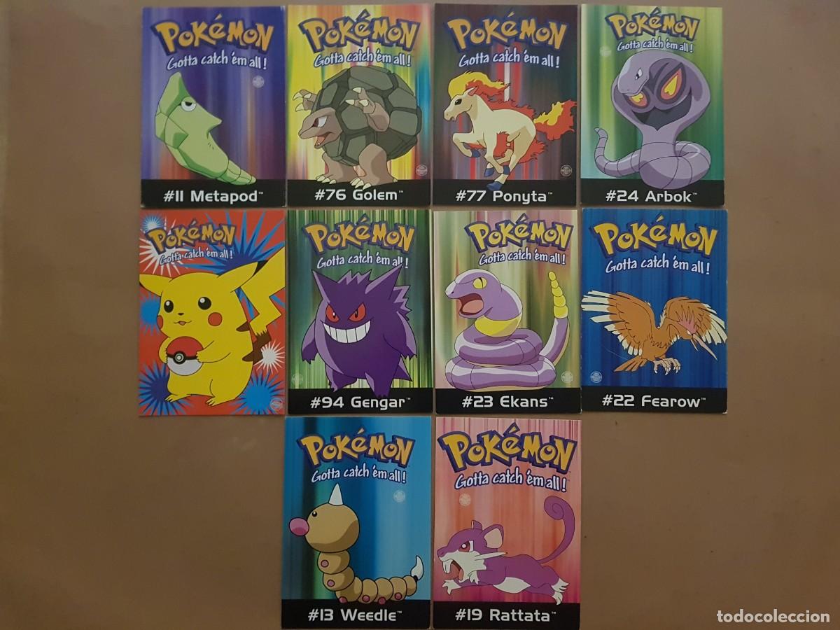 Postais: LOTE: 10 POSTALES POK&Eacute;MON - N&ordm; 5 - MEDIDAS: 15CMX10,5CM CADA UNO