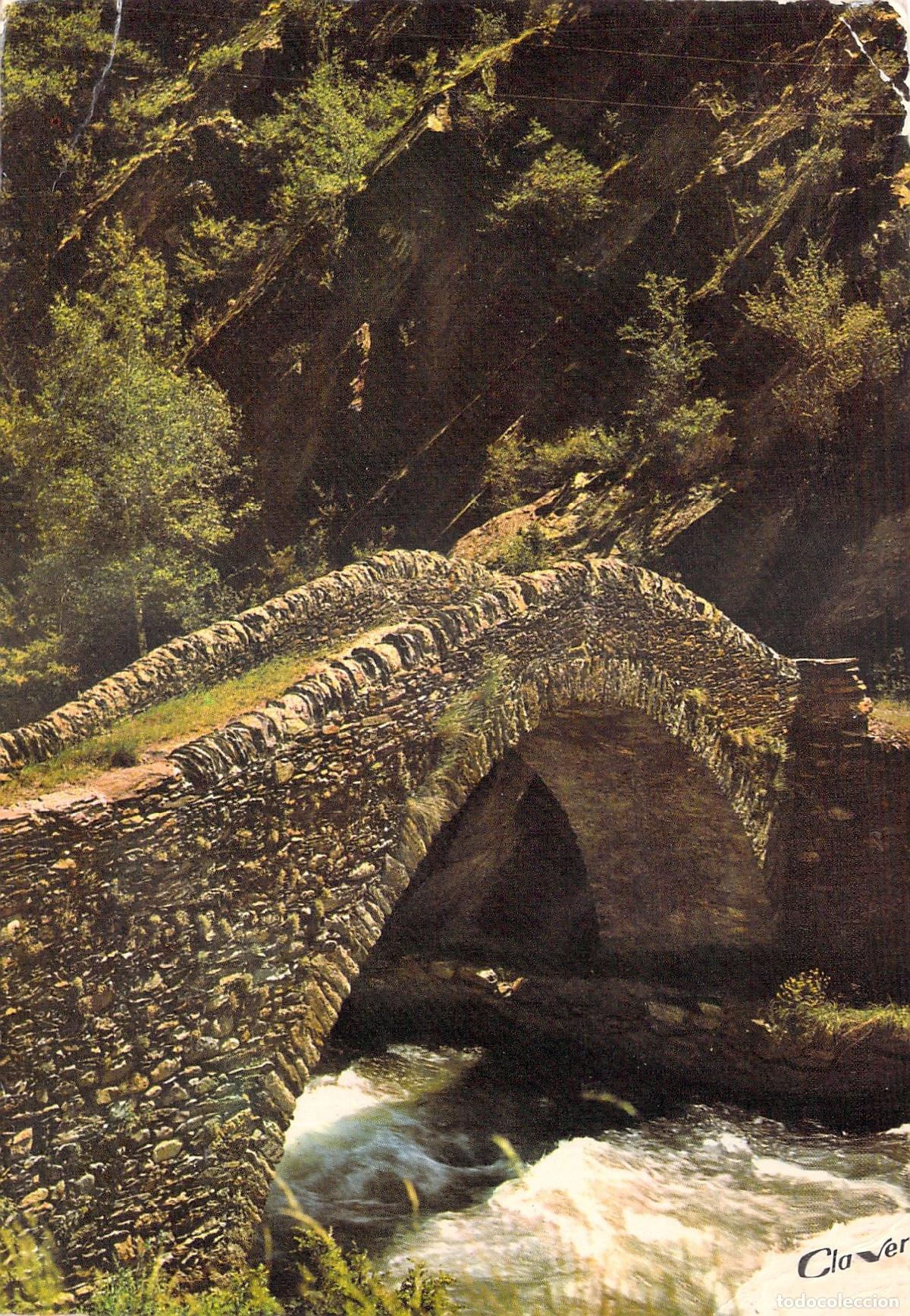 Postkarten: Postal Puente Rom&aacute;nico de San Antonio en La Massana Andorra