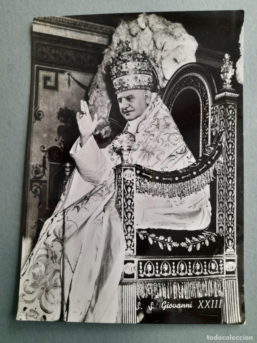 Postkarten: postal del papa s.s. giovanni XXIII , escrita 1958