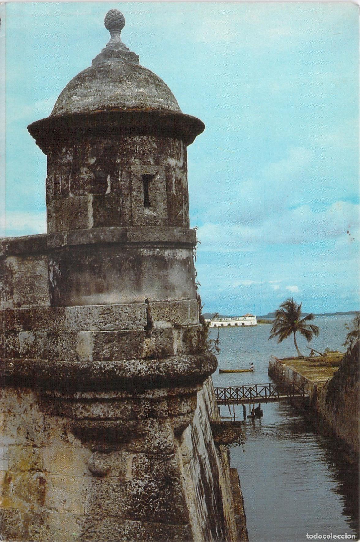Postcards: Postal de Cartagena Colombia Castillo de San Fernando Bocachica