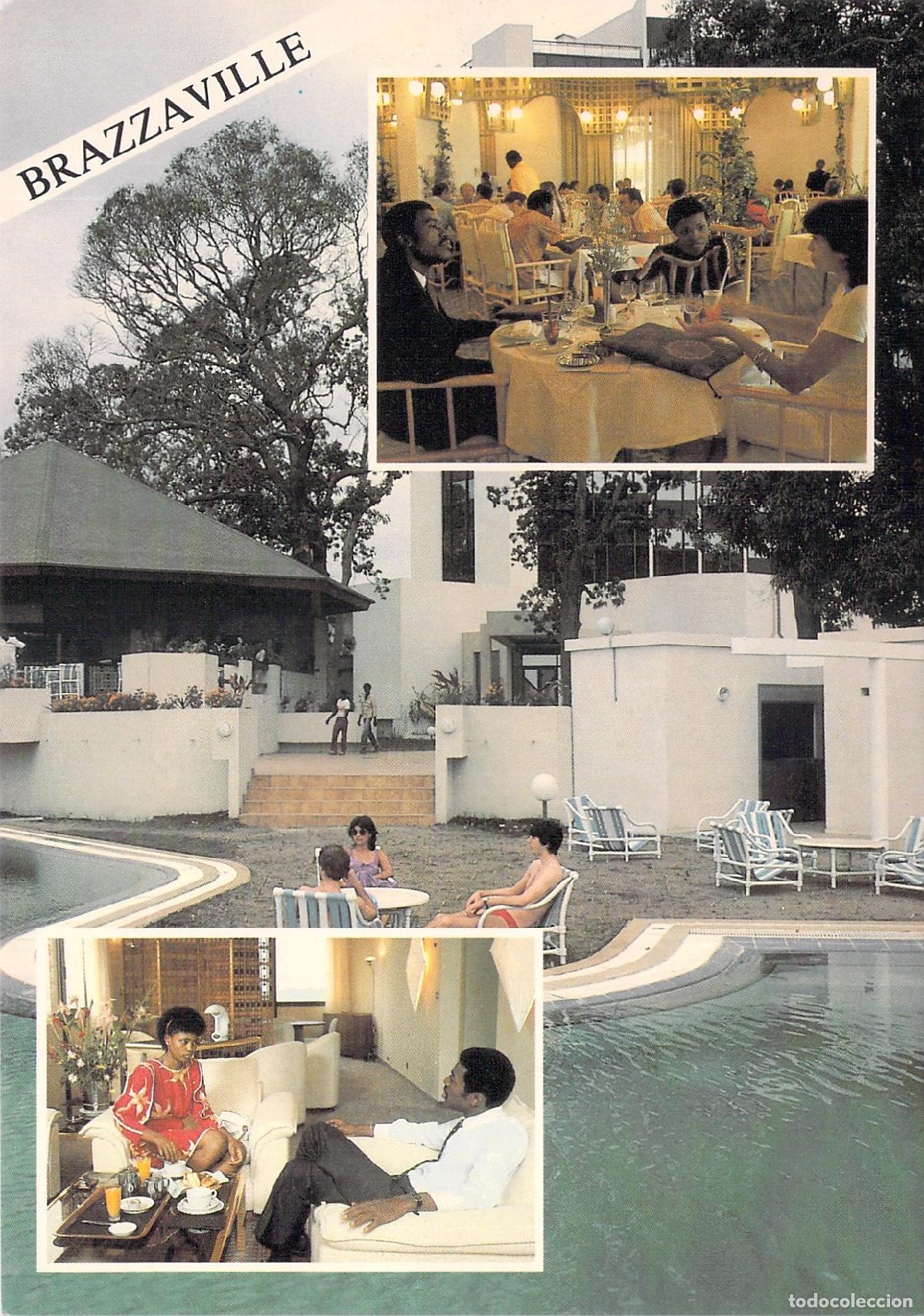 Postcards: Postal de Brazzaville, Congo - Hotel M'Bamou Palace P.L.M.