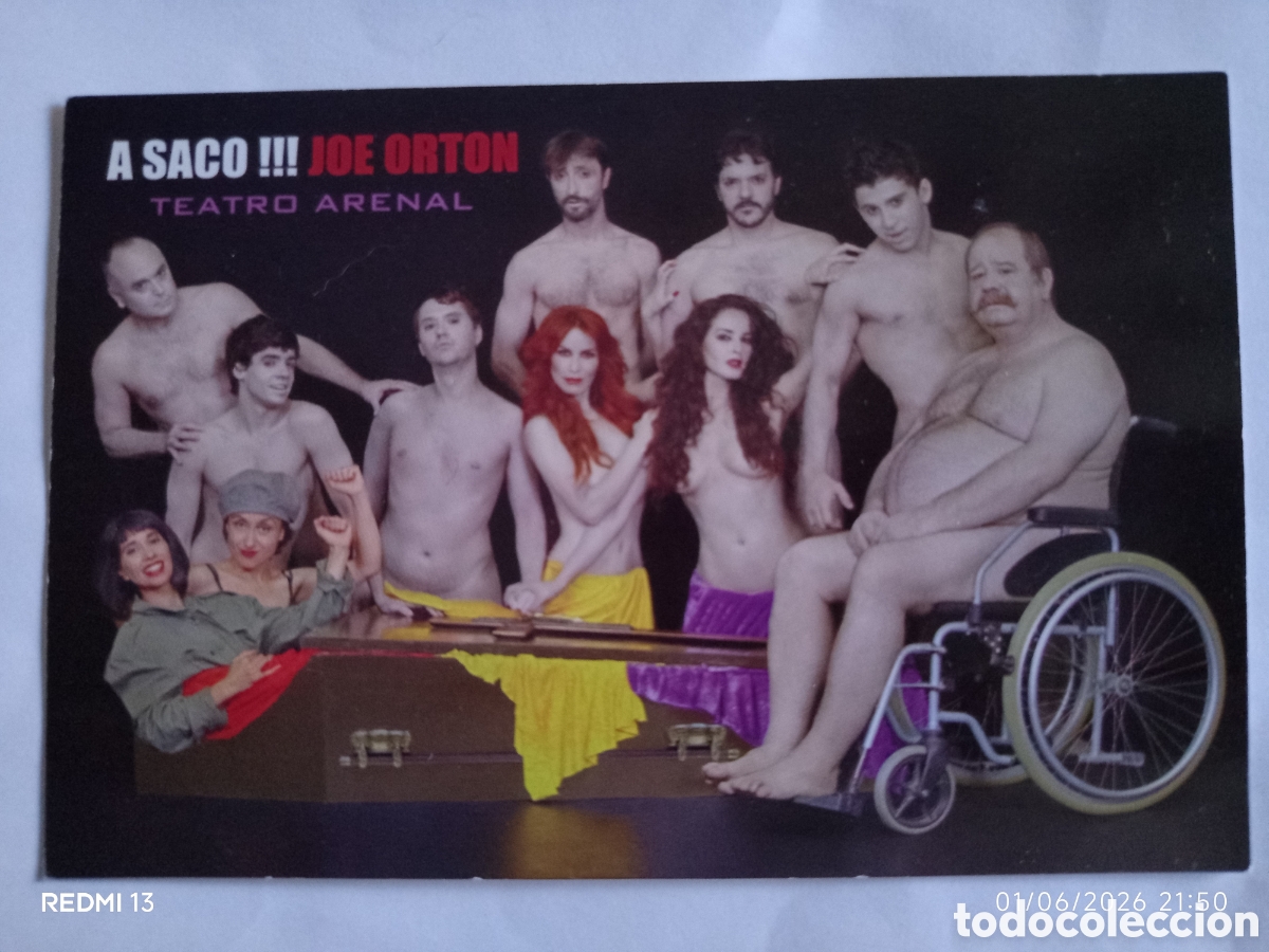 Postales: A SACO!!! teatro Arenal 2010