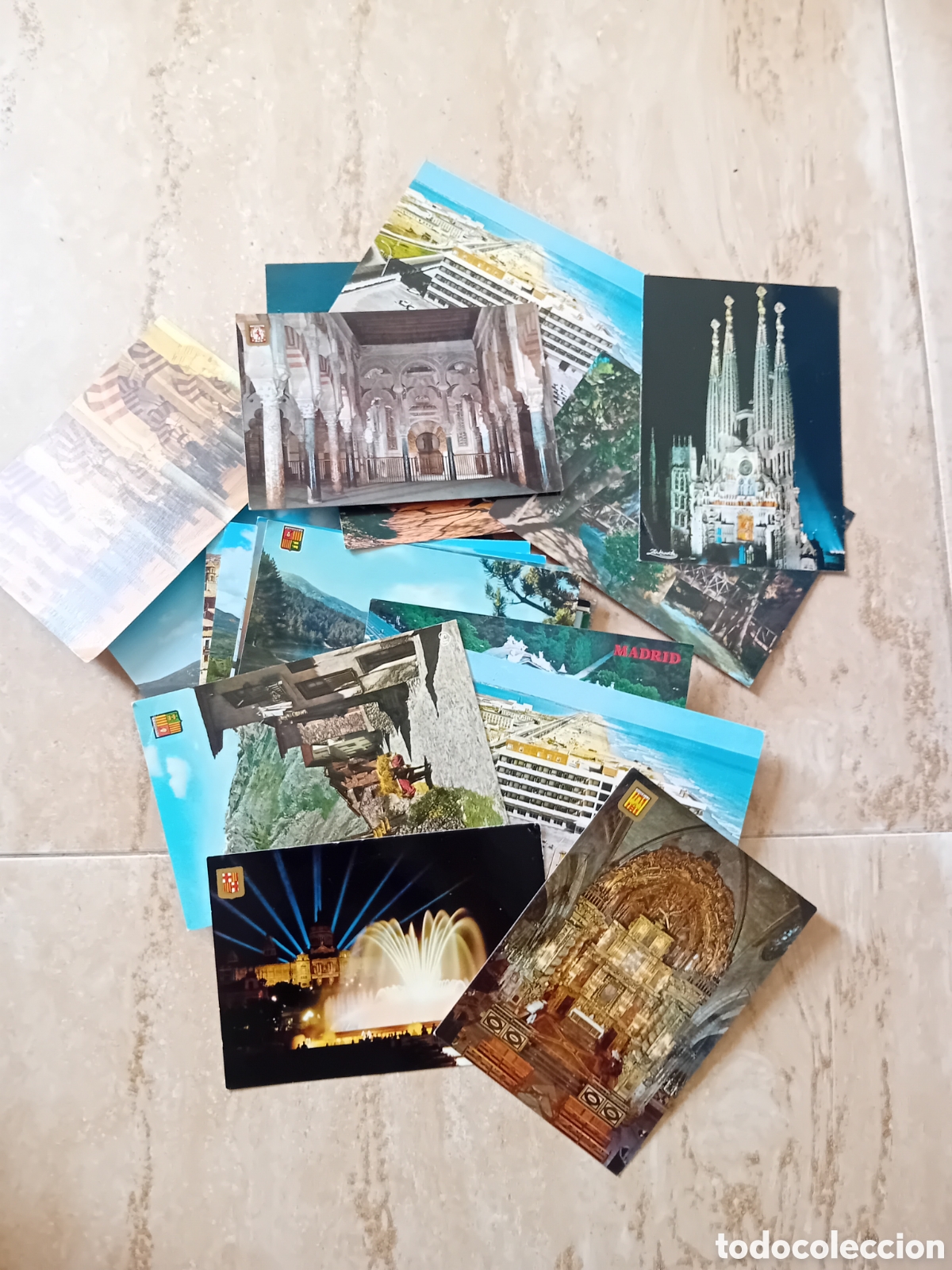 Postkarten: Lote de 43 postales espa&ntilde;olas y europeas sin circular Cadiz, Algeciras, C&oacute;rdoba, Andorra...