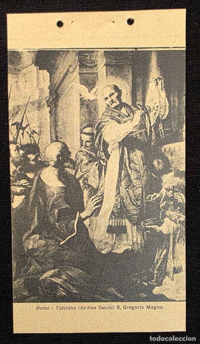 Postcards: P.1059 Postal Antigua Religiosa San Gregorio Magno &ndash; Vaticano Roma &ndash; Andrea Sacchi