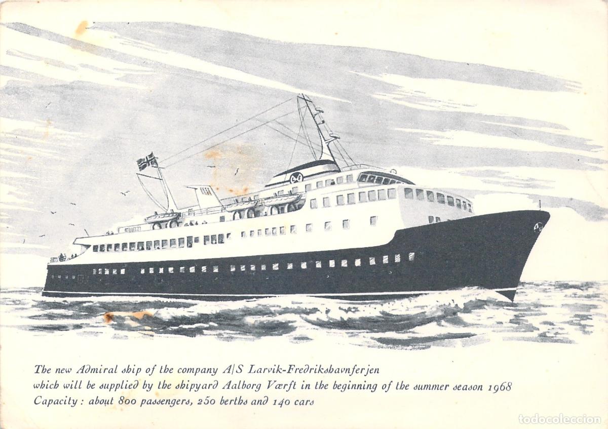 Cartoline: Postal del Transbordador MS Admiral Larvik-Fredrikshavnferjen