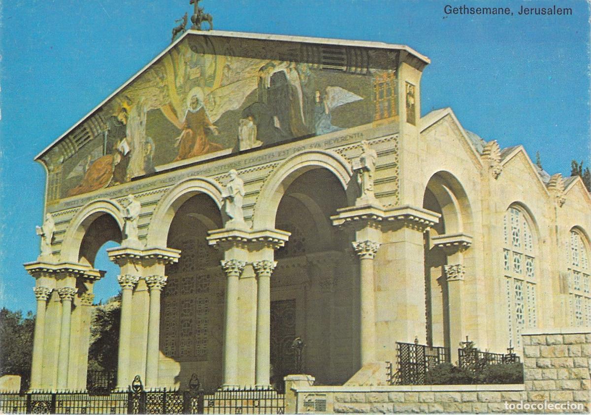 Cartoline: Postal de la Iglesia de Todas las Naciones, Gethseman&iacute;, Jerusal&eacute;n