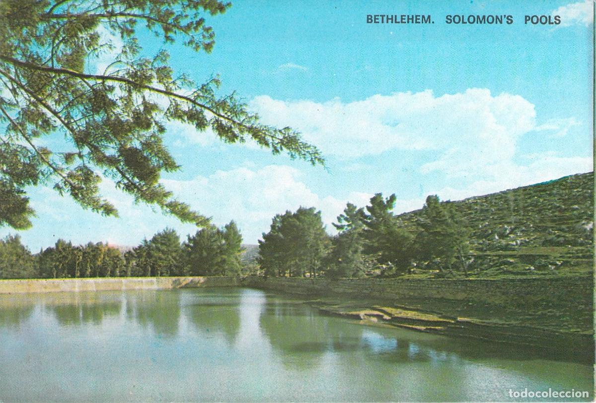 Postales: Postal de los Estanques de Salom&oacute;n en Bel&eacute;n, Cisjordania
