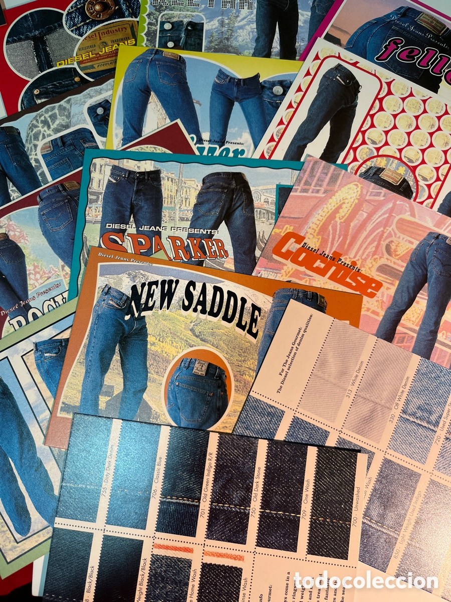 Postales: POSTALES. Diesel jeans and workwear. Lote de 13 postales. Pantalones.