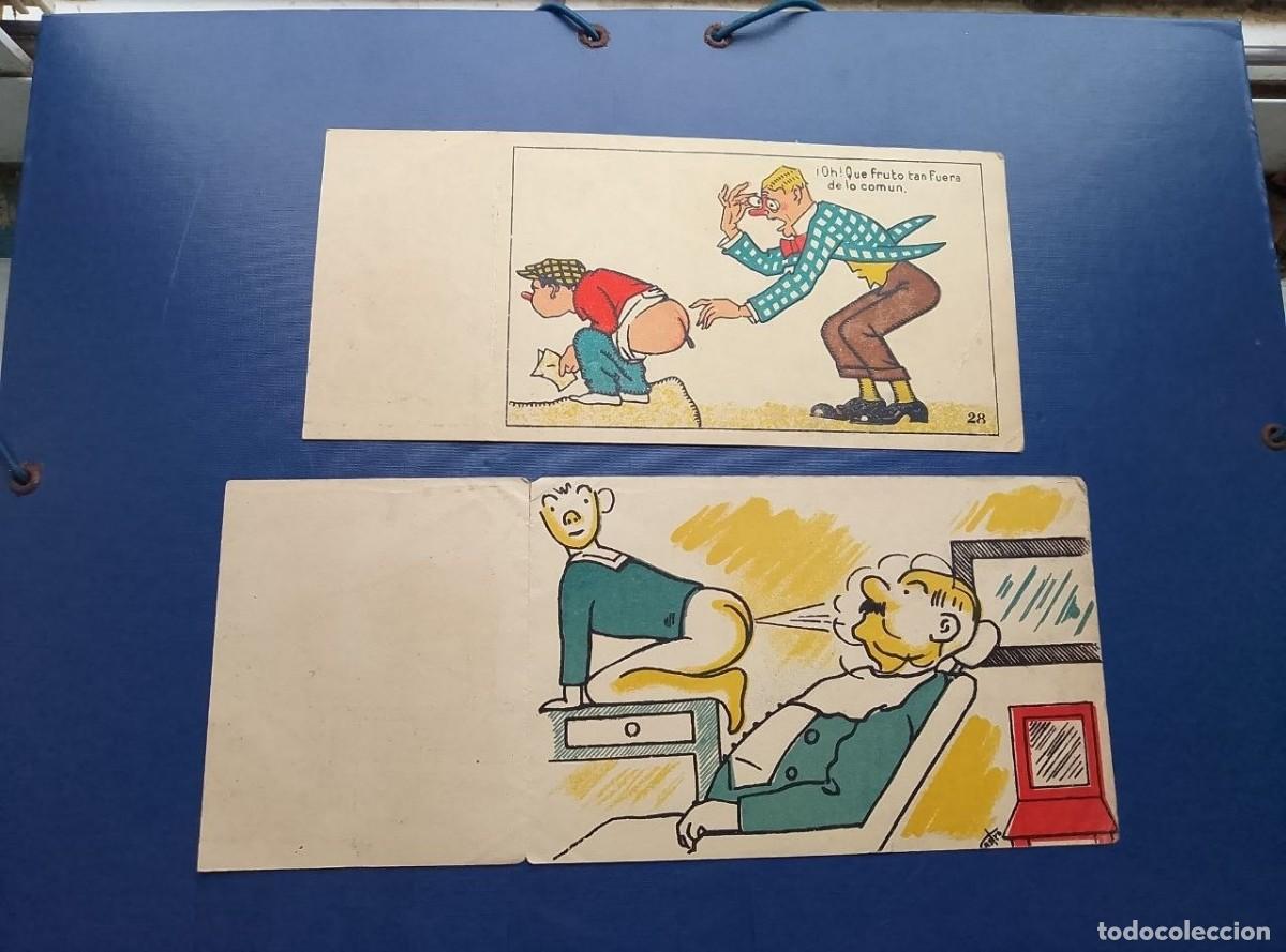 Postales: dos postales humor antiguas - Foto 2