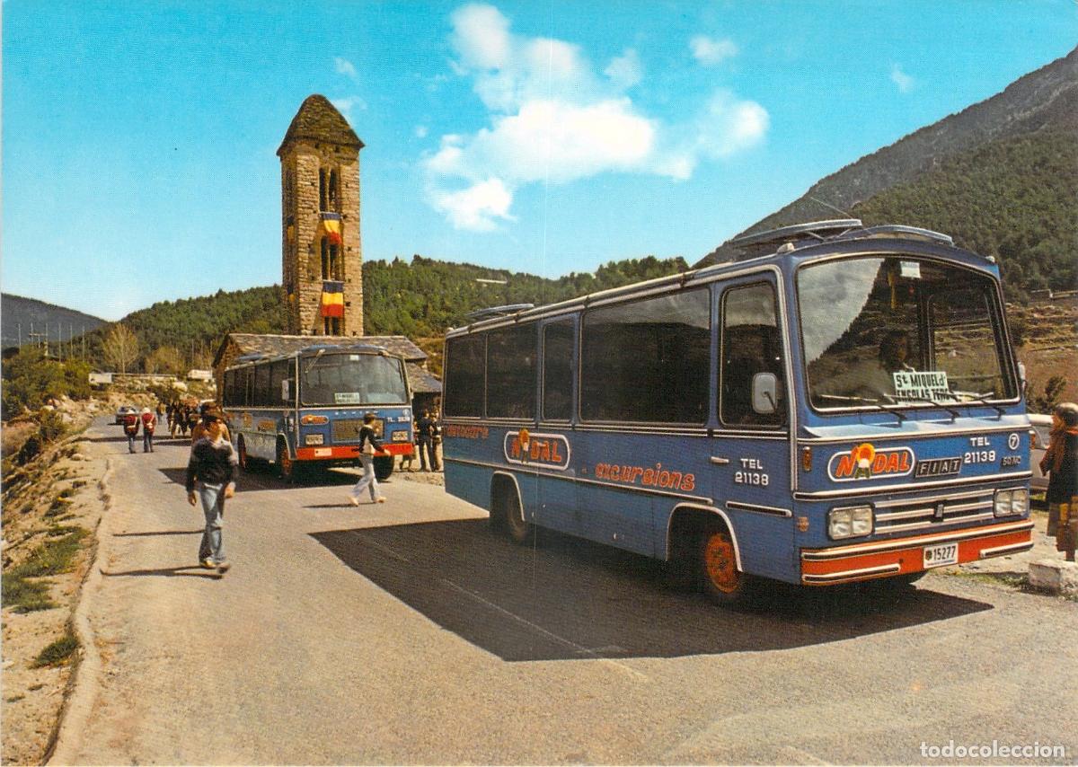 Postales: Postal de Andorra Autocar Nadal en Sant Miquel d'Engolasters
