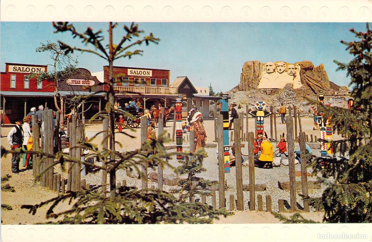 Postales: Postal Legoland Billund Legoredo con Monte Rushmore Dinamarca