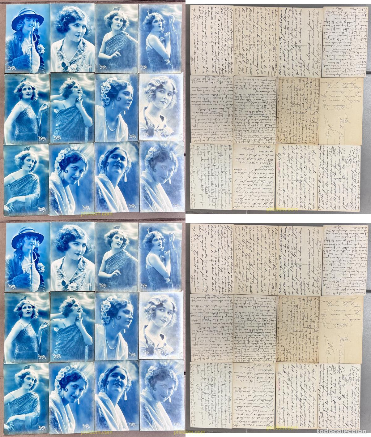 Postais: LOTE DE 12 POSTALES BLEUET A&Ntilde;OS 20