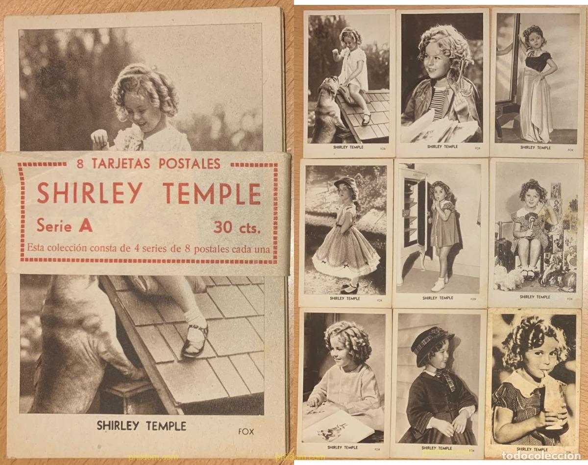Postais: SHIRLEY TEMPLE - COLECCION COMPLETA DE 8+1 POSTALES SERIE A - FOX
