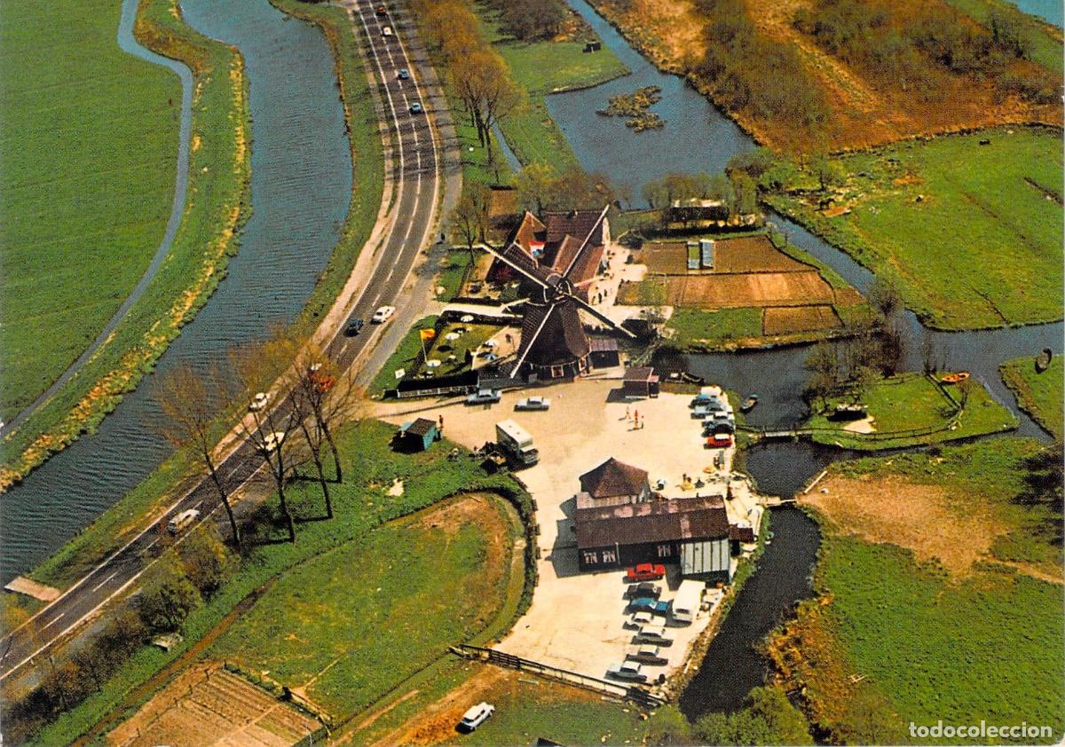 Cartoline: Postal Vista A&eacute;rea de Caf&eacute;-Restaurant De Molen en Ankeveen