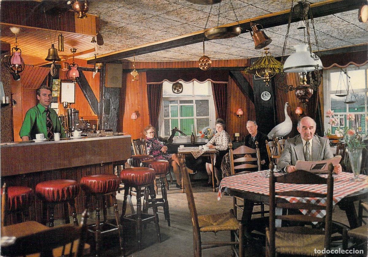 Cartoline: Postal Caf&eacute;-Restaurant De Molen, Ankeveen Holanda