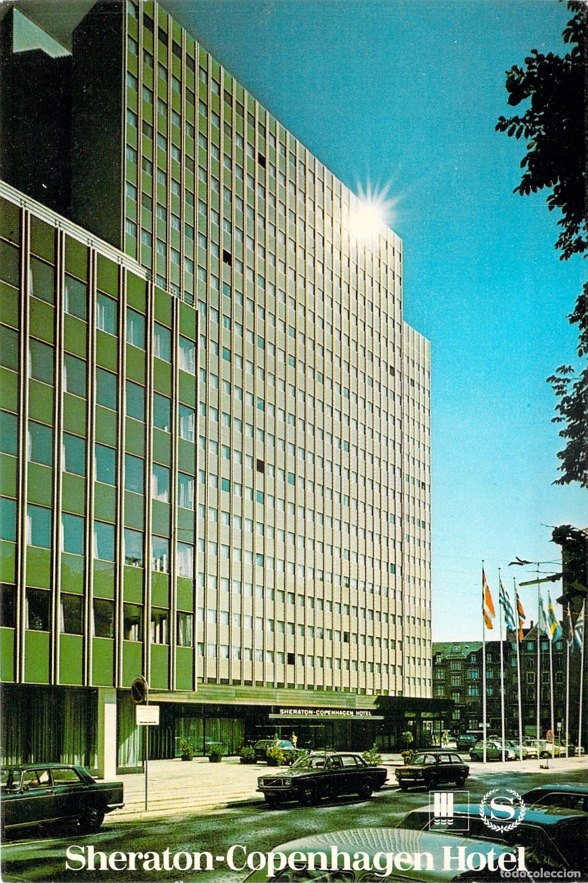 Cartoline: Postal del Hotel Sheraton en Copenhague, Dinamarca