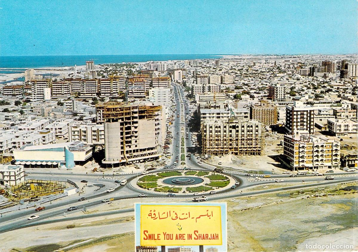 Postales: Postal Vista A&eacute;rea de Sharjah, Emiratos &Aacute;rabes Unidos
