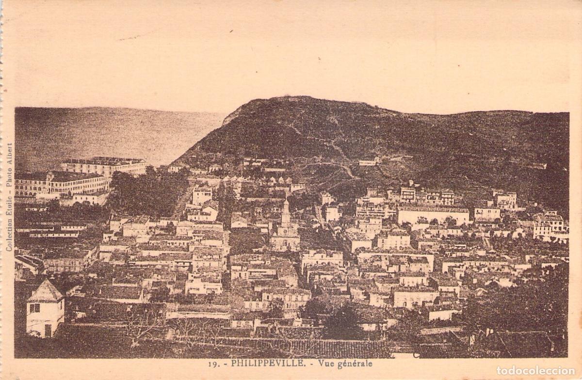 Postales: Postal de la Vista General de Philippeville Argelia