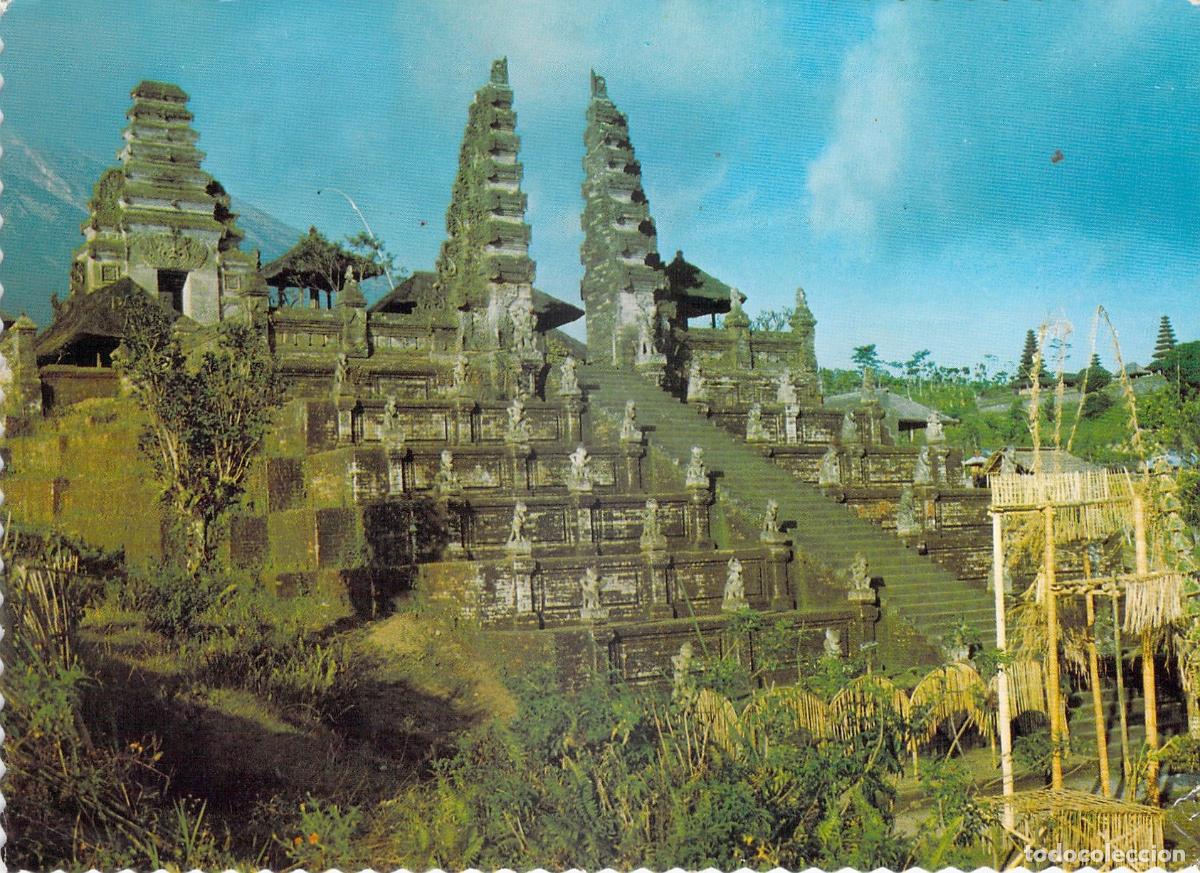 Postales: Postal del Templo Besakih en el Monte Agung, Bali