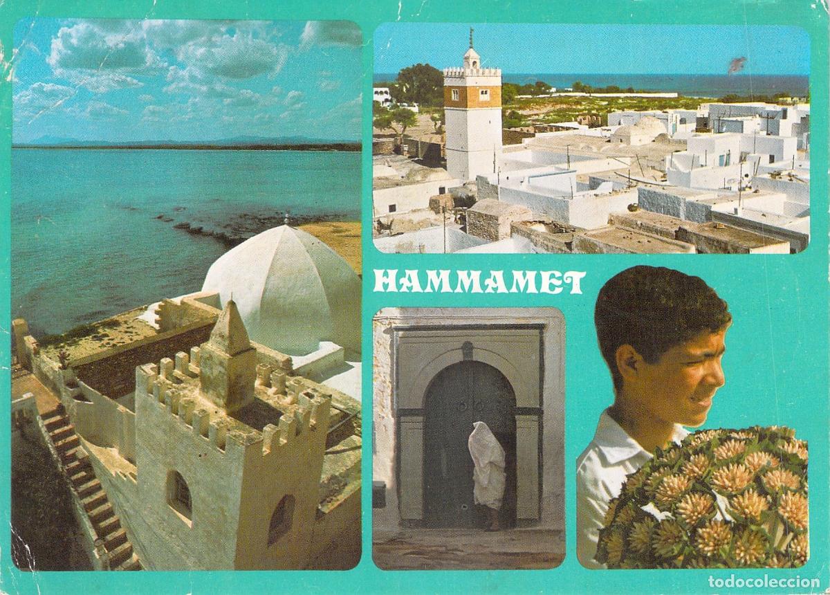Postales: Postal Tur&iacute;stica de Hammamet, T&uacute;nez - Multi-vista y Tradici&oacute;n