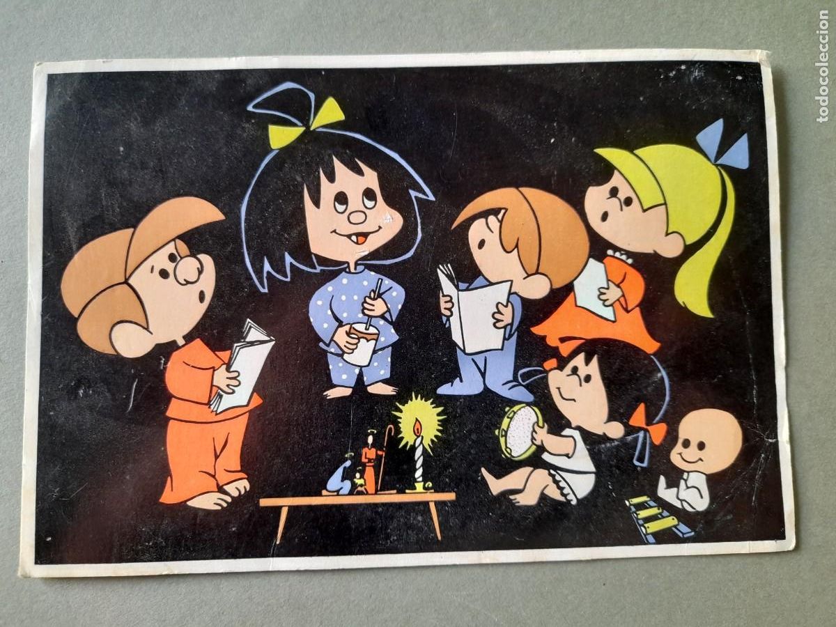 Postales: Postal familia telerin , Navidad, ed mandolinaescrita 1965