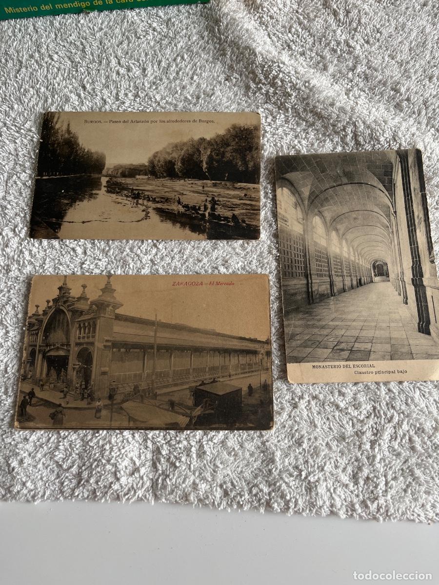 Postales: Lote de tres postales antiguas.