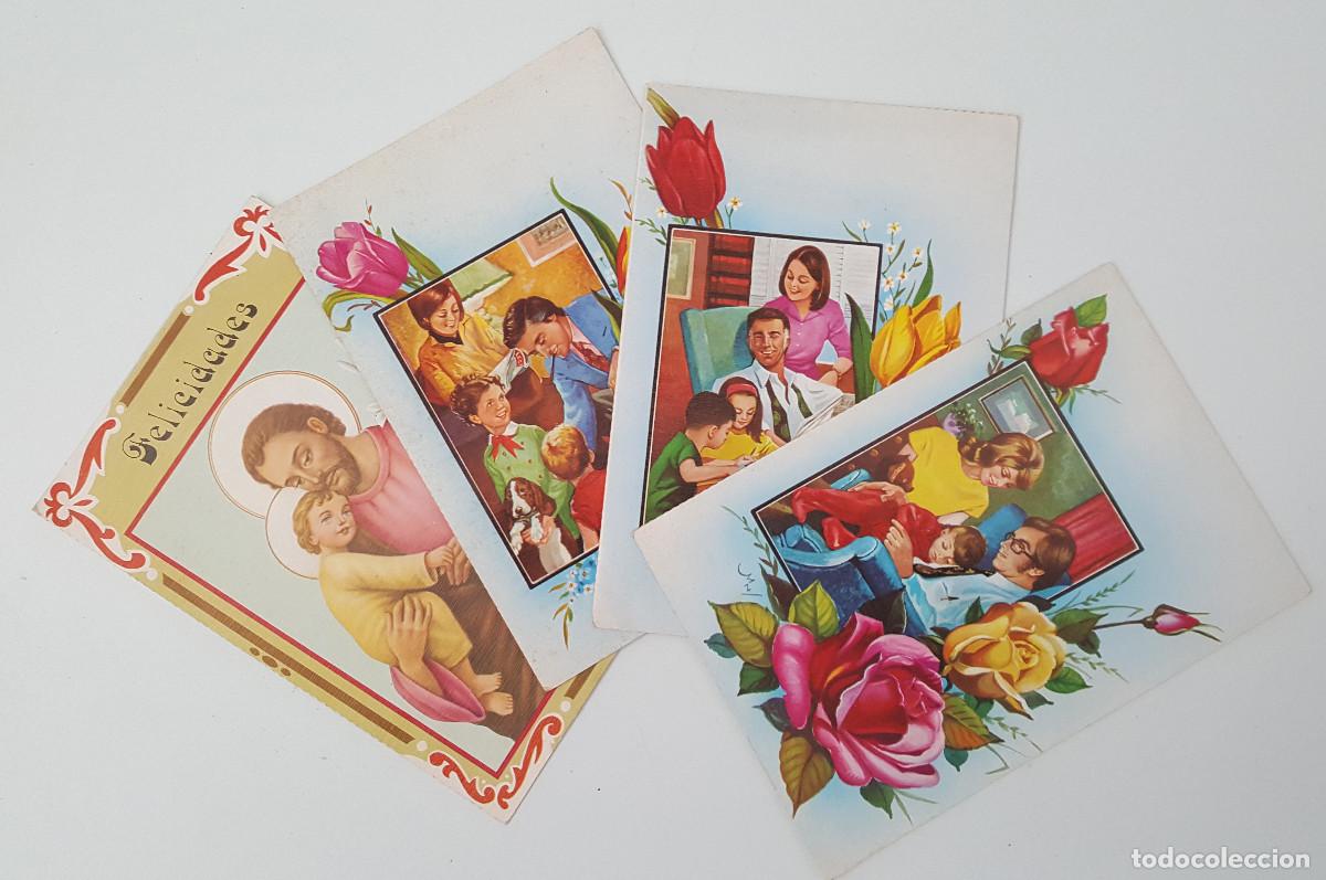 Postales: LOTE 4 POSTALES C Y Z DESPLEGABLES TROQUELADAS RELIEVE 3D TRIDIMENSIONALES, C.Y.Z.