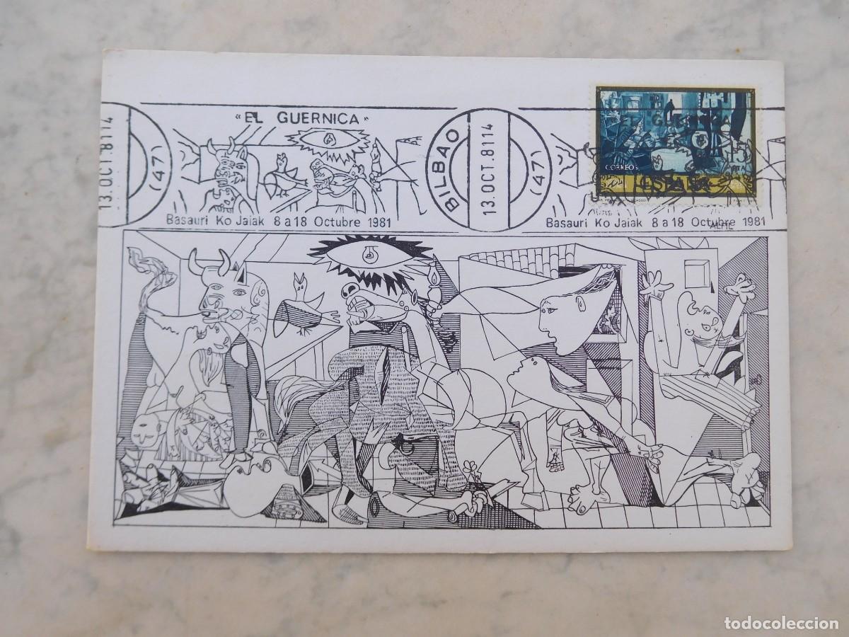 Postcards: Postal Picasso Bilbao San Fausto Bildumatzaile Taldea a&ntilde;o 1981 Basauri