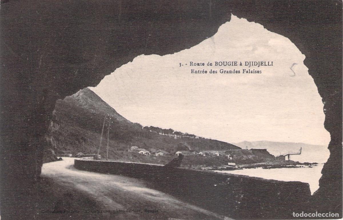 Postcards: Postal Ruta de Bougie a Djidjelli Argelia Entrada Grandes Acantilados
