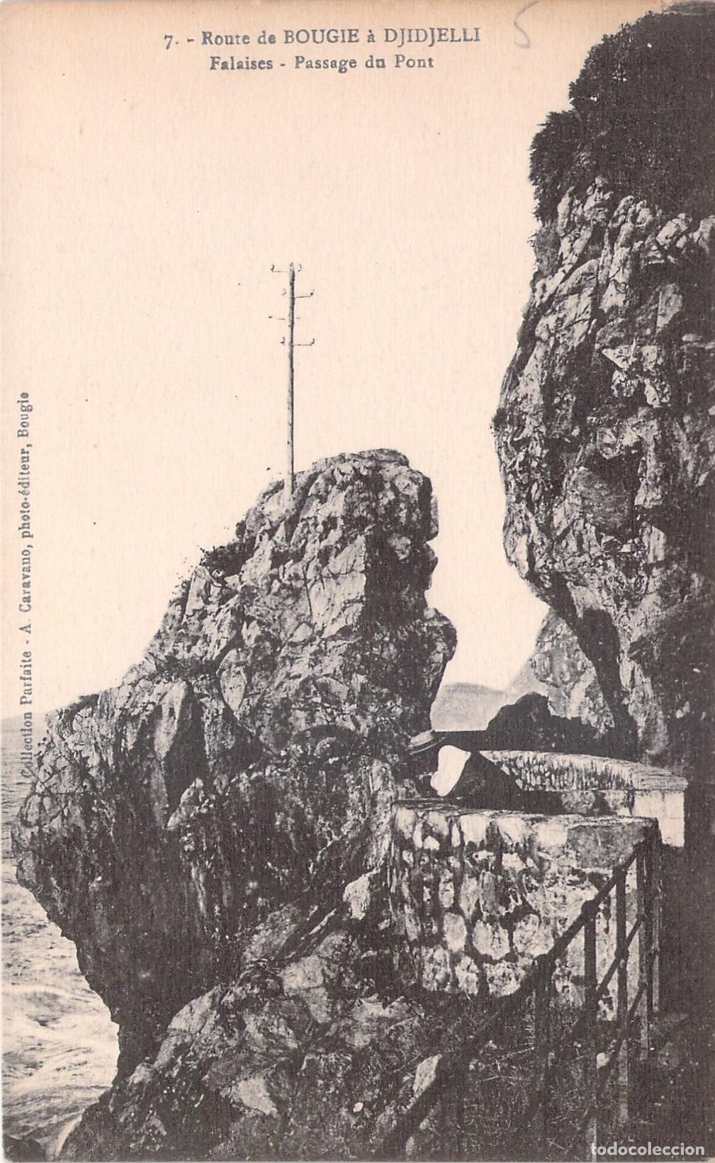 Postcards: Postal de la Ruta de Bougie a Djidjelli, Acantilados de Argelia