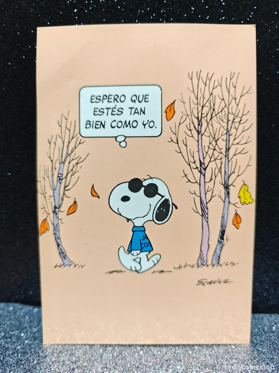 Postales: POSTAL SNOOPY MARCA HALLMARK SIN USAR