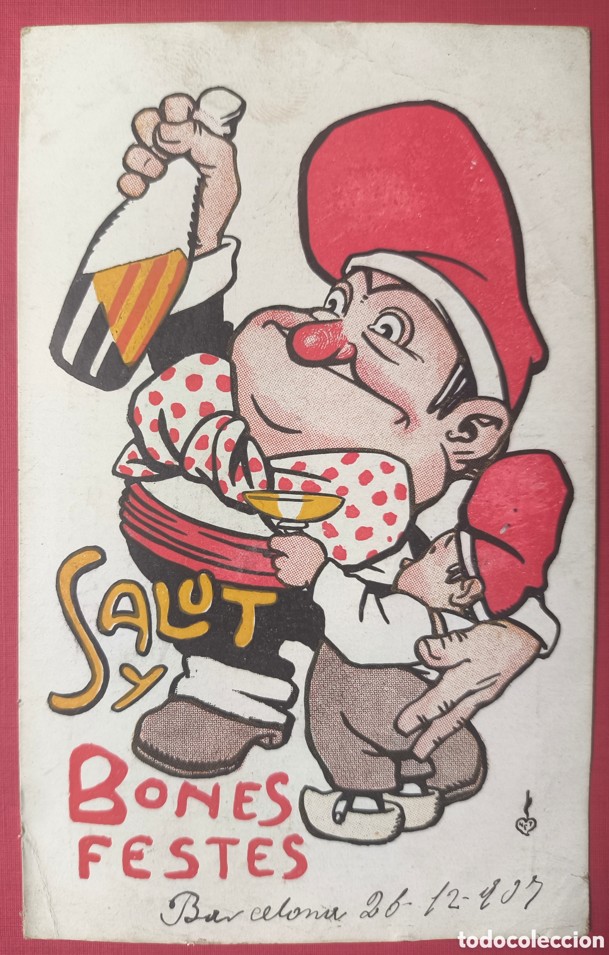 Postales: CUCUT ILUSTRADOR GAIET&Agrave; CORNET POSTAL CIRCULADA 1907