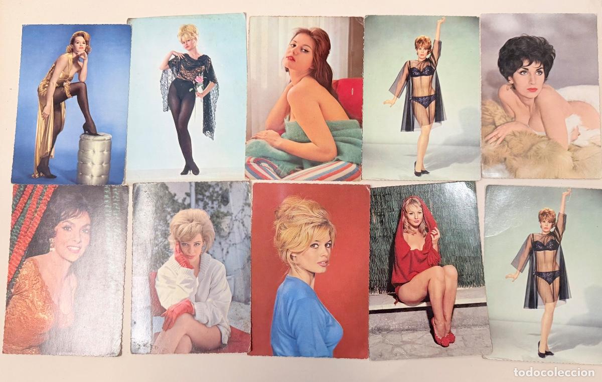 Postales: 10 Postales actrices - Foto 1
