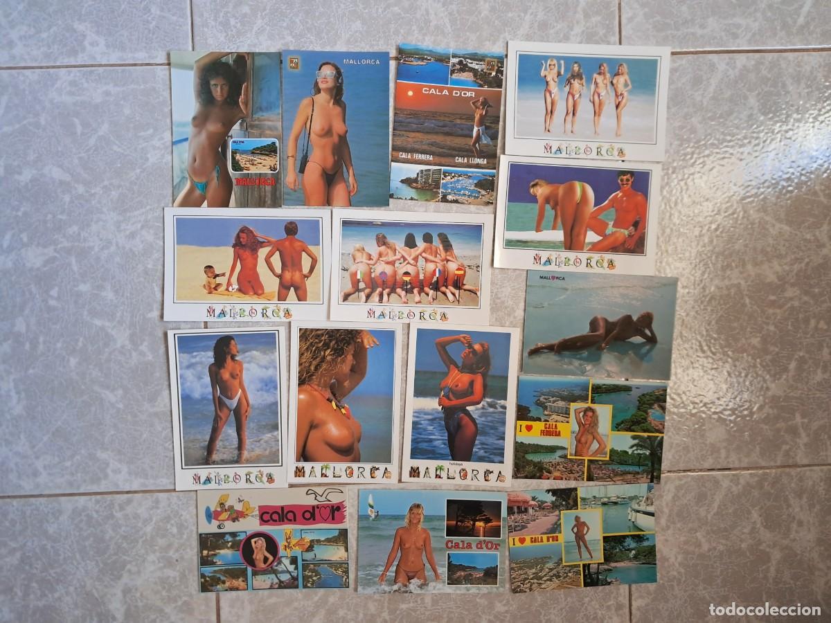 Postales: lote de 15 postales de chicas.
